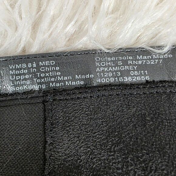 Apt. 9 Ophelia Gray Suede Mid-Calf Boots Size 8 1/2 - Picture 6 of 8